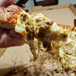 Chili Verde Pizza
