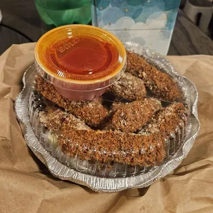 Sauce is ok, the mozzarella sticks were ok