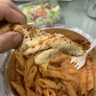 The twisty cheesy bread !!!