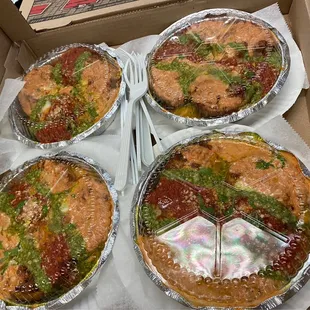 four orders of the awesome rice balls