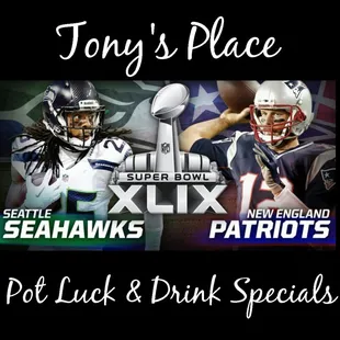 If your looking for a place to watch the game tony&apos;s place is the spot!