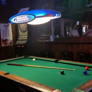 Nice pool table...