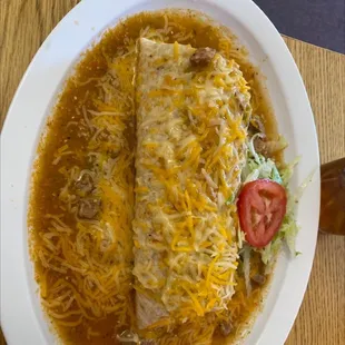 Smothered burrito