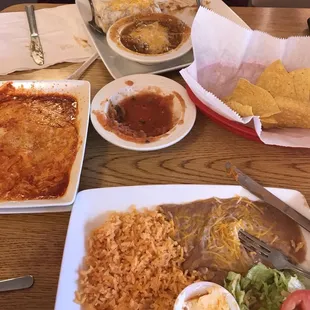 Mexican Combo and the Burrito!