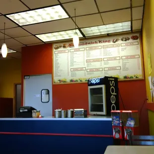 a view of the inside of the restaurant