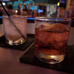 Negroni with Hendricks Gin and Mule with Fortaleza Tequila!