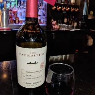 Half price wine on Wednesdays