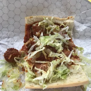 Half Meatball Sub