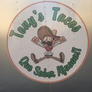 the logo on the side of the truck