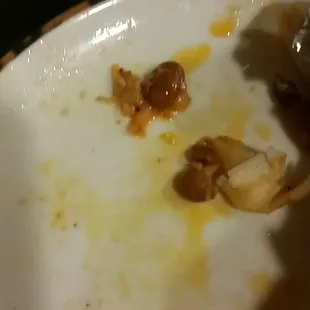 So greasy.  Just dripping with grease.