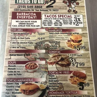 burgers, menu