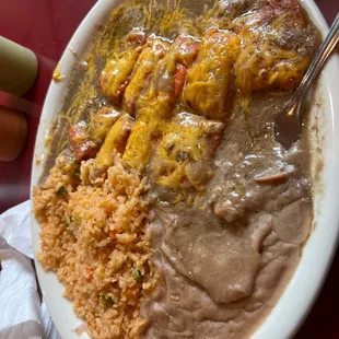 Bomb cheese enchiladas special