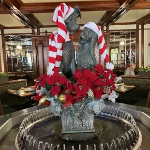 Lady and the Tramp decked out in their holiday gear!!!