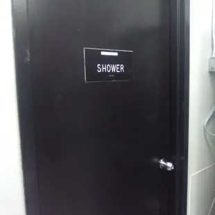 One shower