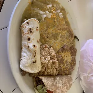 Green Chile Enchiladas