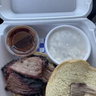 Brisket sandwich