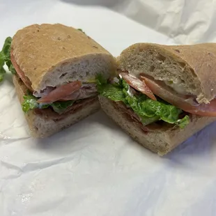 BLT on a Wheat Roll