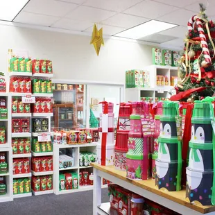 Taken from our annual Christmas warehouse sale, a glimpse at our extensive Holiday Collection.