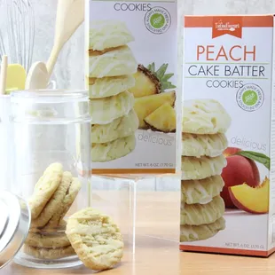 Too Good Gourmet Peach Cake Batter Cookies