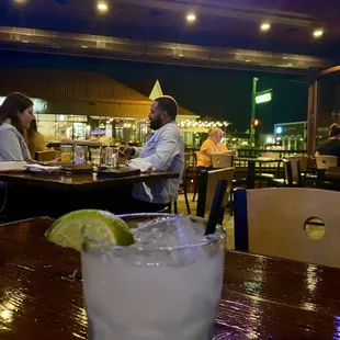Open-To-The-Street Restaurant Area