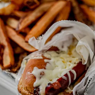 Korean BBQ sausage dog