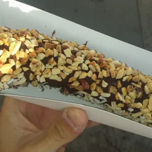 Frozen Banana with Toffee