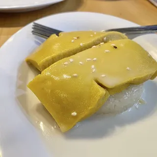 Coconut Egg Custard With Sweet Sticky Rice