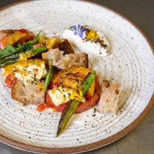 a plate of food