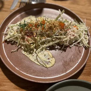 Endive and Cabbage Caesar Salad