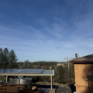 View from upper patio