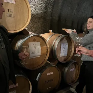 Futures barrel tasting