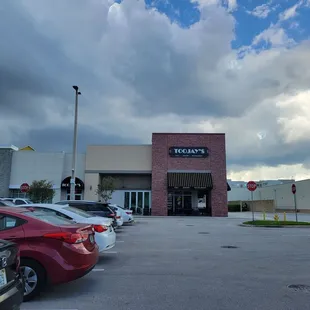 the outside of the building