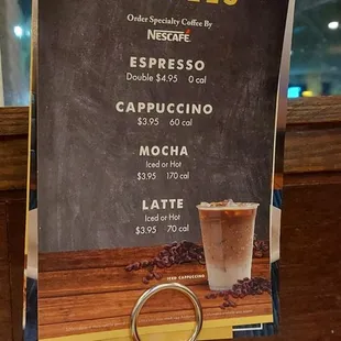 Fancy coffee