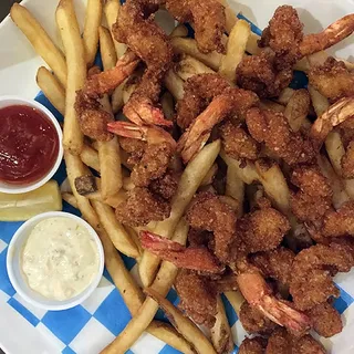 Fried Gulf Shrimp Dinner 8 or 12