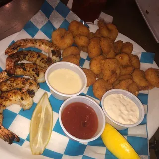 Fried Popcorn Shrimp Dinner