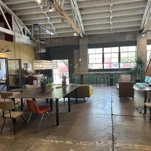 Very cool indoor area with lots of seating and good music