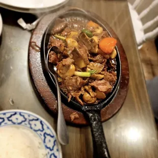 Flaming Beef