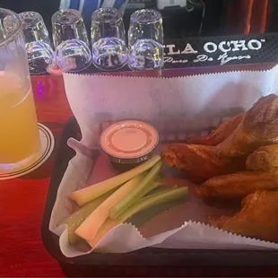 Buffalo Garlic Wings