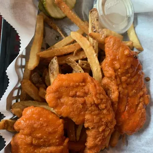 YUMMMM- buffalo chicken strips