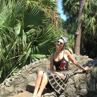 Deadly Nightshade Skirt, Coming Up Roses Bodysuit, Passion Lilie Scarf and AJ Morgan Sunnies all available at Tooth &amp; Nail Trading Co. store