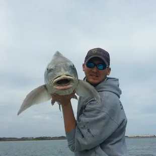 Big black drum!