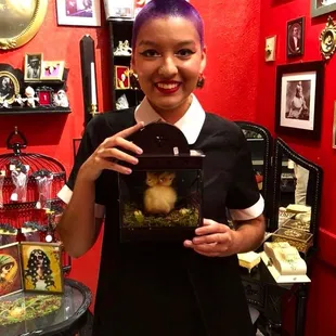 Happy Customer with her new baby ducking,