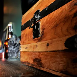  wooden trunk
