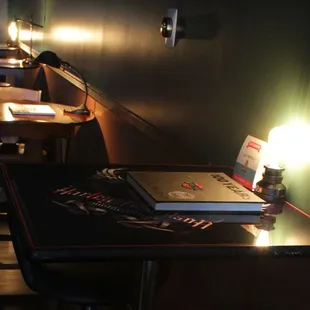  book on a table
