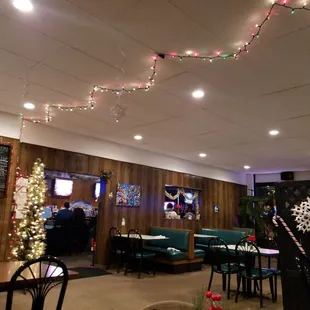 the interior of a restaurant