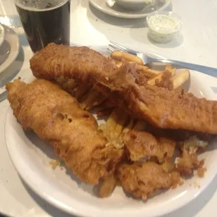 Literally slabs of fish for the Lenten Fish Fry!