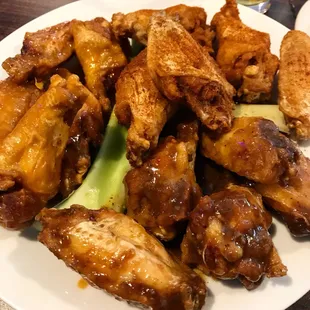 Got the wings! 5 spice and Thai peanut are legit.