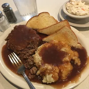 A family favorite for years. Tuesday night (at Tooties) is synonymous with meatloaf night.