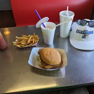 Great Tenderloin and Vanilla Shake!