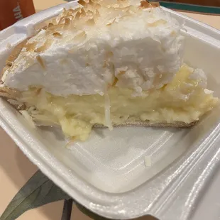 Homemade Coconut Creme Pie...yum!